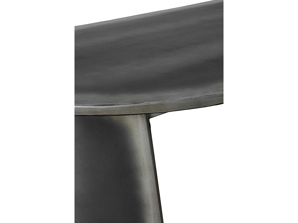 Table basse laquée en couleur métallique