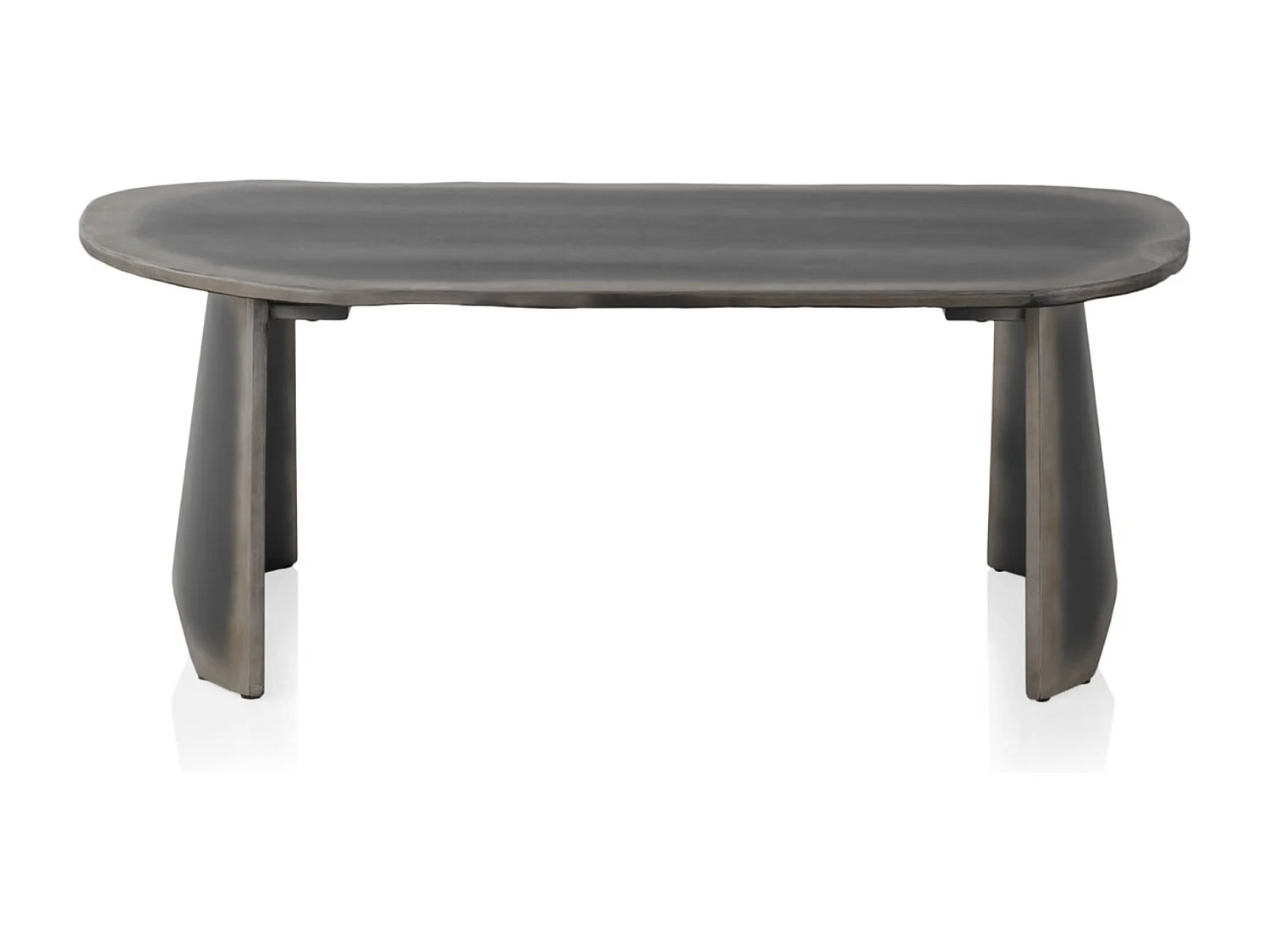 Table basse laquée en couleur métallique