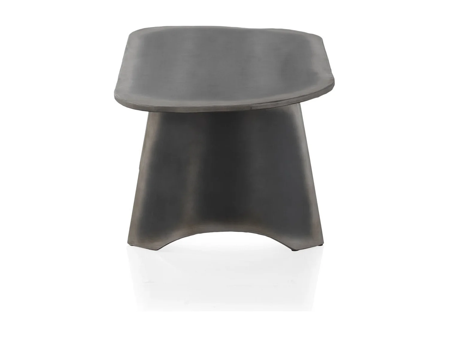 Table basse laquée en couleur métallique