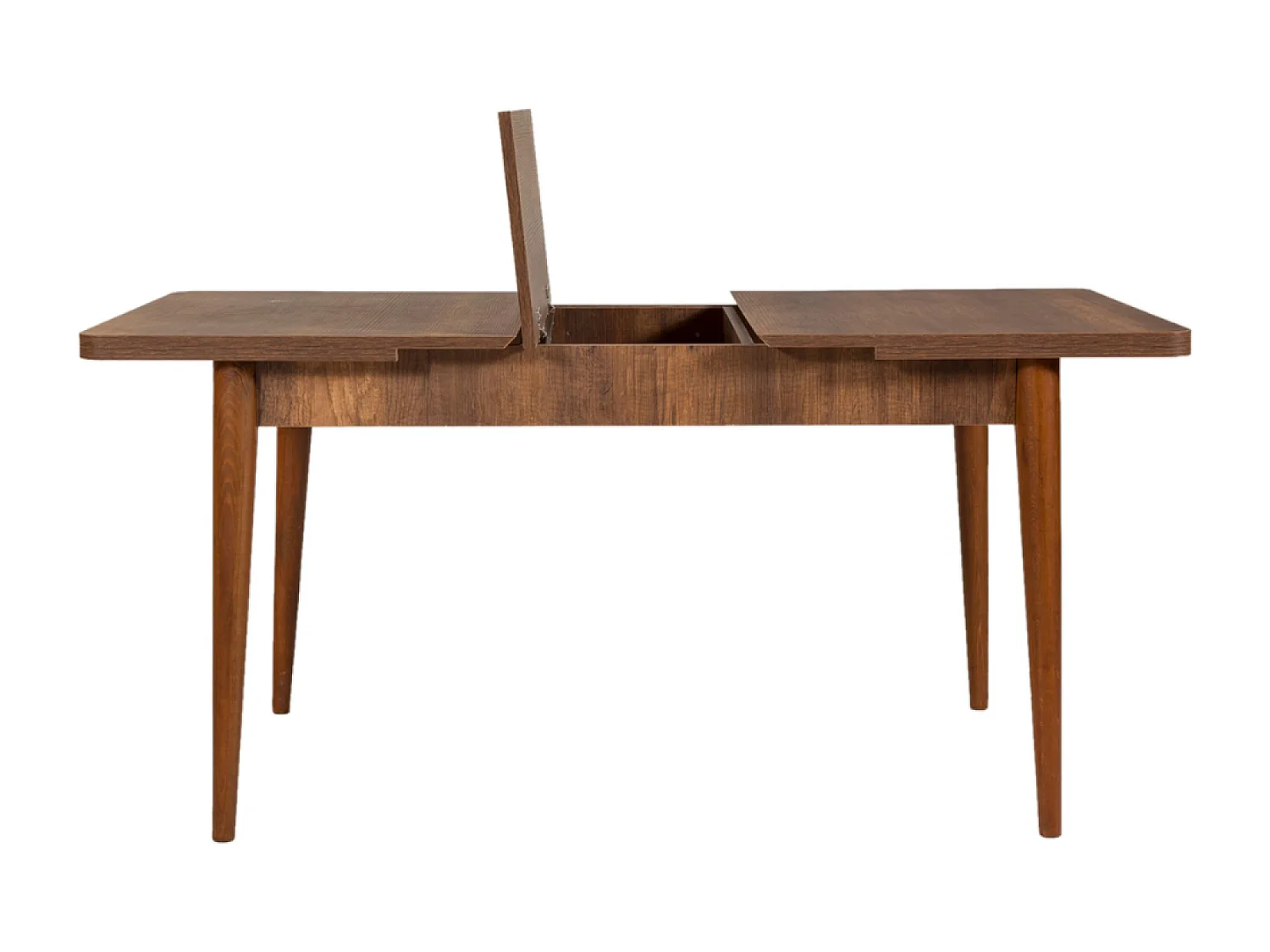 Table extensible bois foncé - Max 6 personnes DYNIA