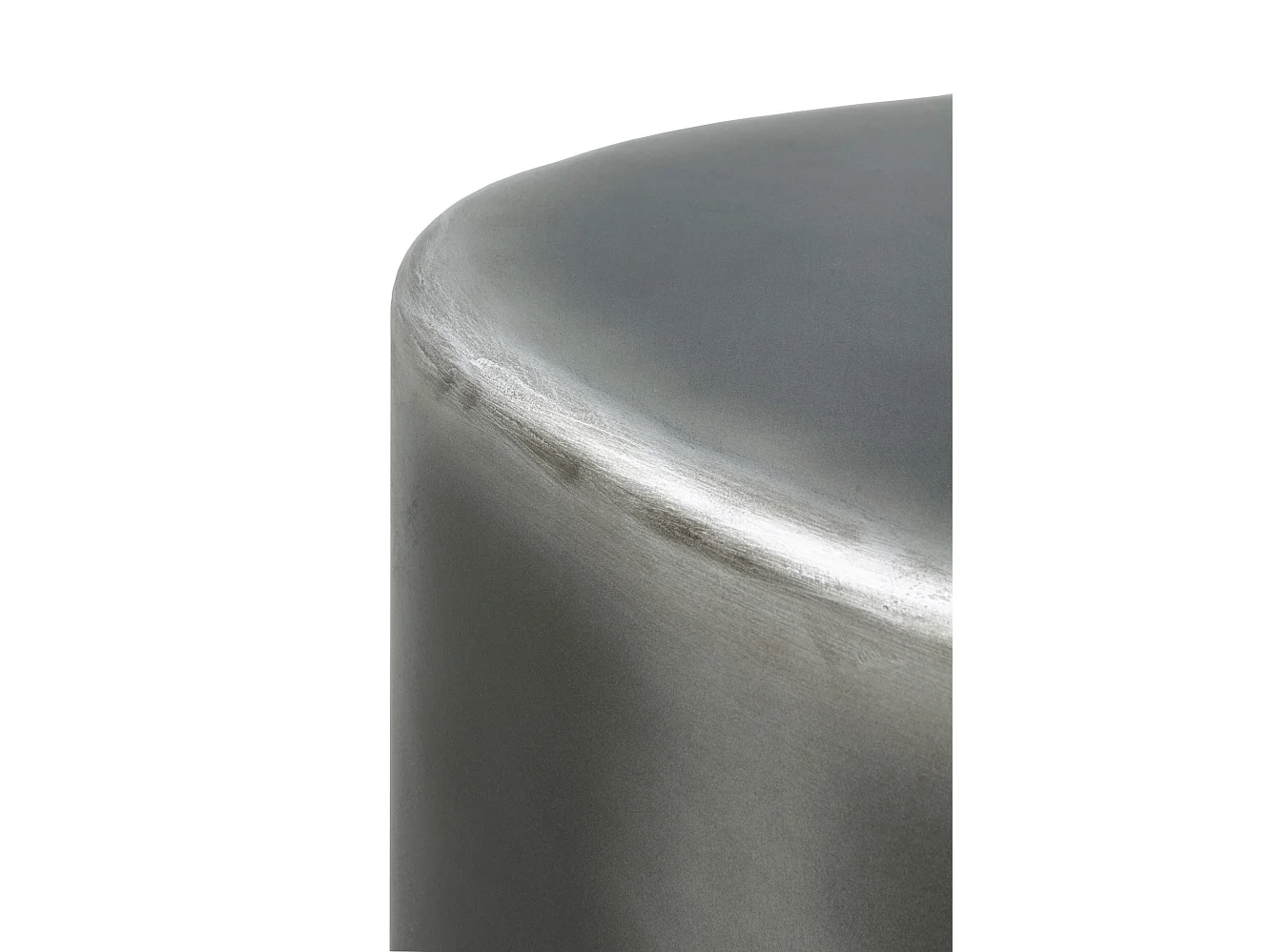 Sgabello laccato in colore metallizzato