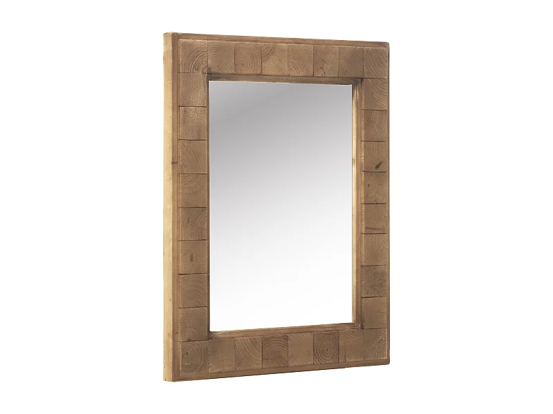 Miroir en bois massif