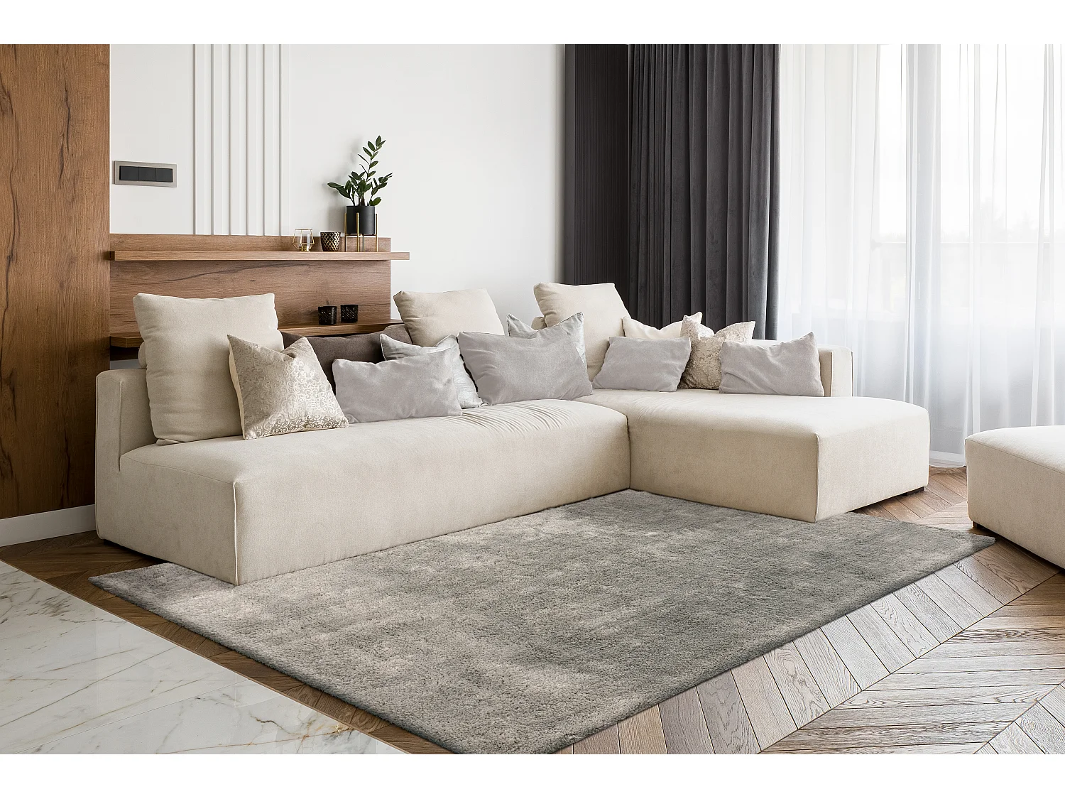 Tapis - Bali 110 ArgentGris 160cm x 230cm