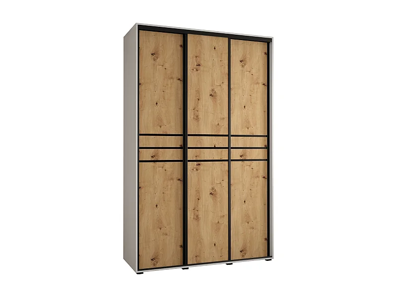 ARMOIRE DAVOS 10 À PORTES COULISSANTES 235,2/150/45 3 portes
