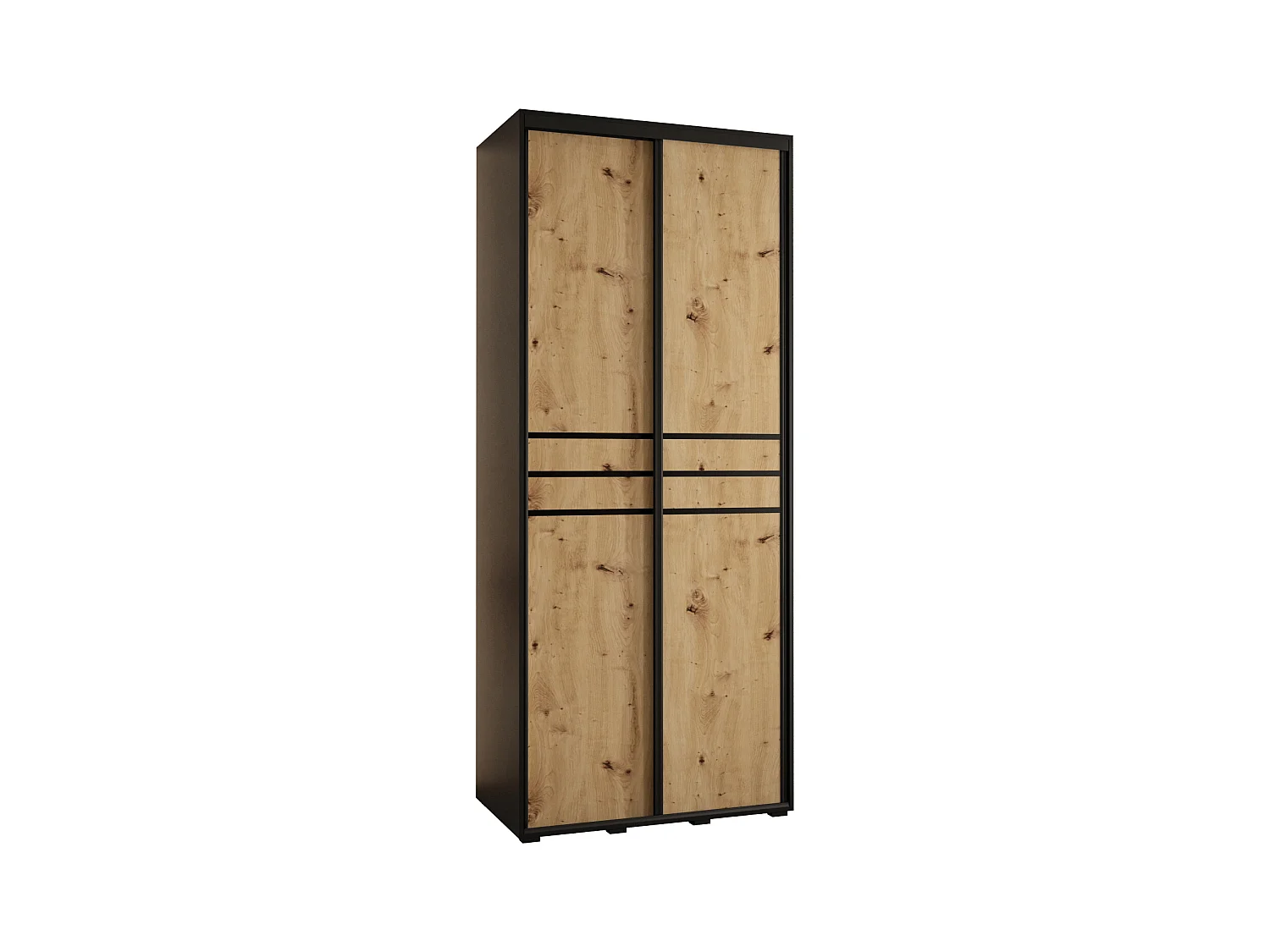 ARMOIRE DAVOS 10 À PORTES COULISSANTES 235,2/110/60 2 portes