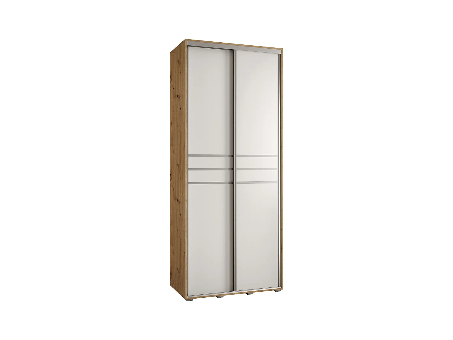 ARMOIRE DAVOS 10 À PORTES COULISSANTES 235,2/110/60 2 portes