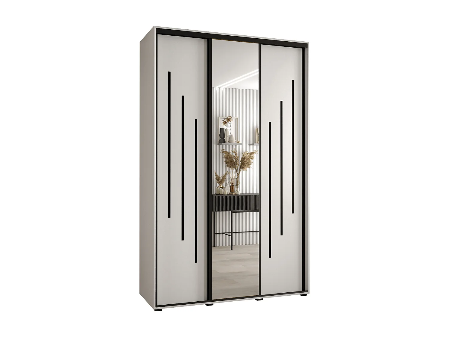 Armadio con ante a battente 235,2/150/60 3-porte