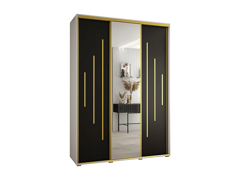 ARMOIRE DAVOS 13 À PORTES COULISSANTES 235,2/170/45 3 portes