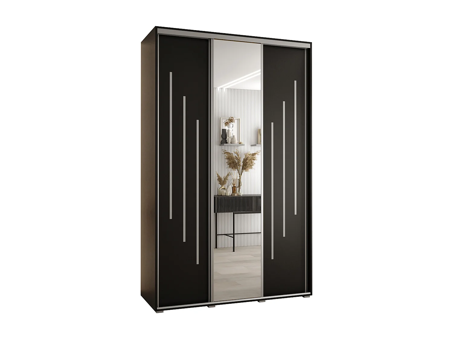 ARMOIRE DAVOS 9 À PORTES COULISSANTES 235,2/150/60 3 portes