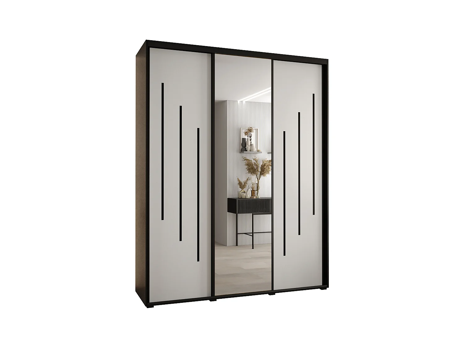 SCHWEBETÜRENSCHRANK 235,2/190/45 3-türig
