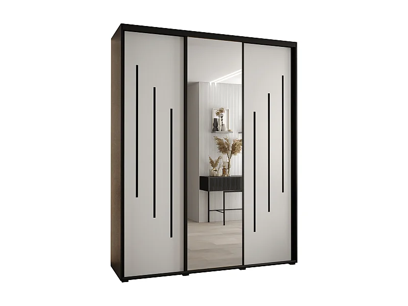 ARMOIRE DAVOS 9 À PORTES COULISSANTES 235,2/190/45 3 portes