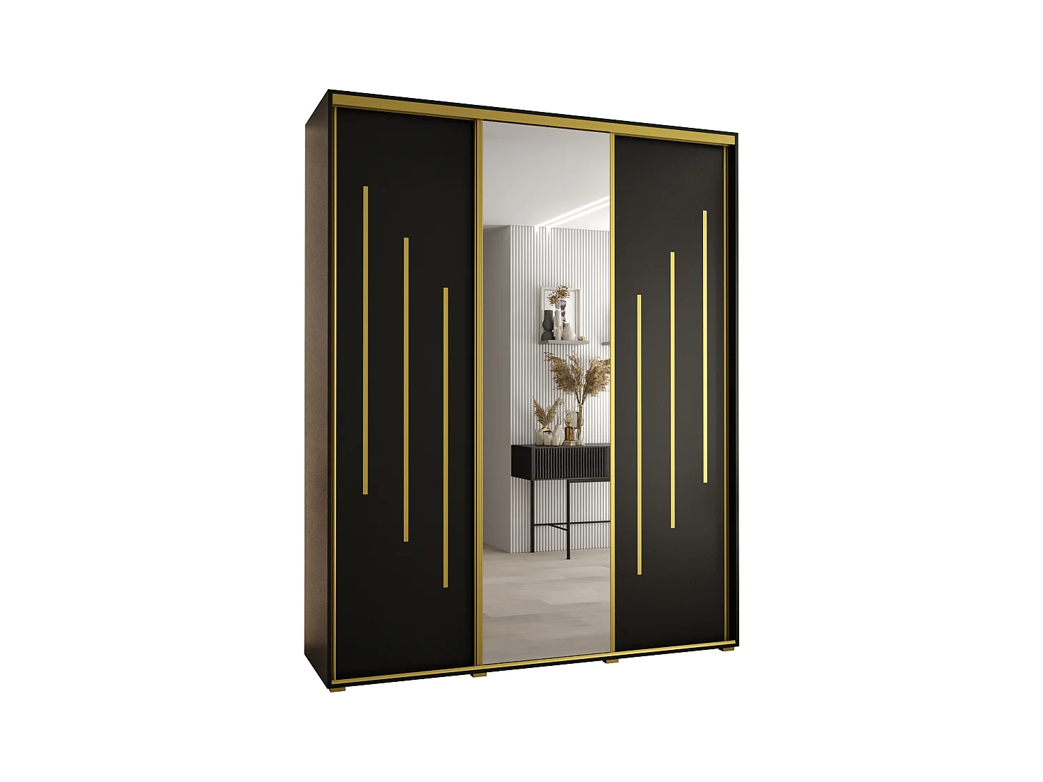 ARMOIRE DAVOS 9 À PORTES COULISSANTES 235,2/190/45 3 portes