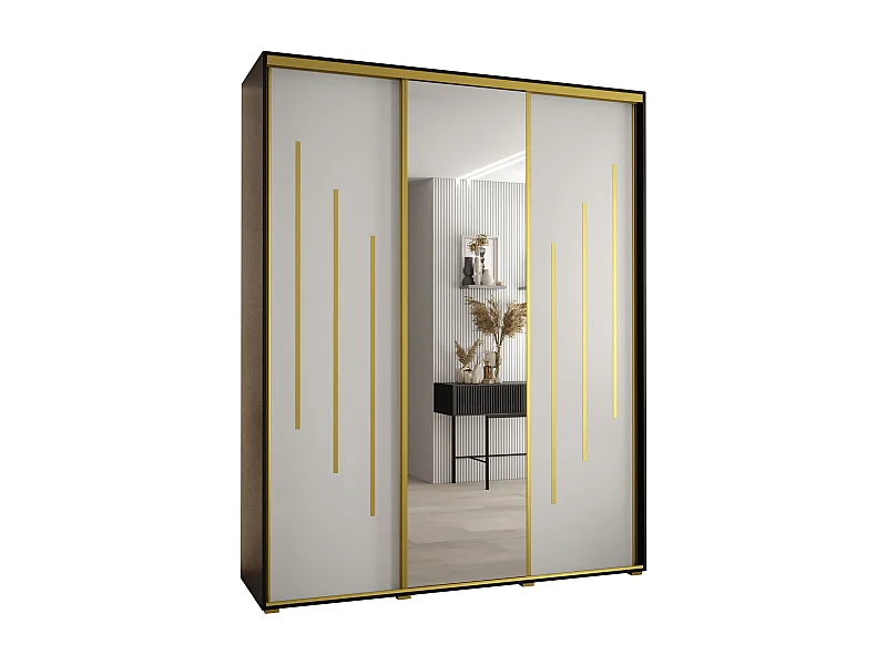 DRAAIDEURKAST 235,2/200/60 3-deurs