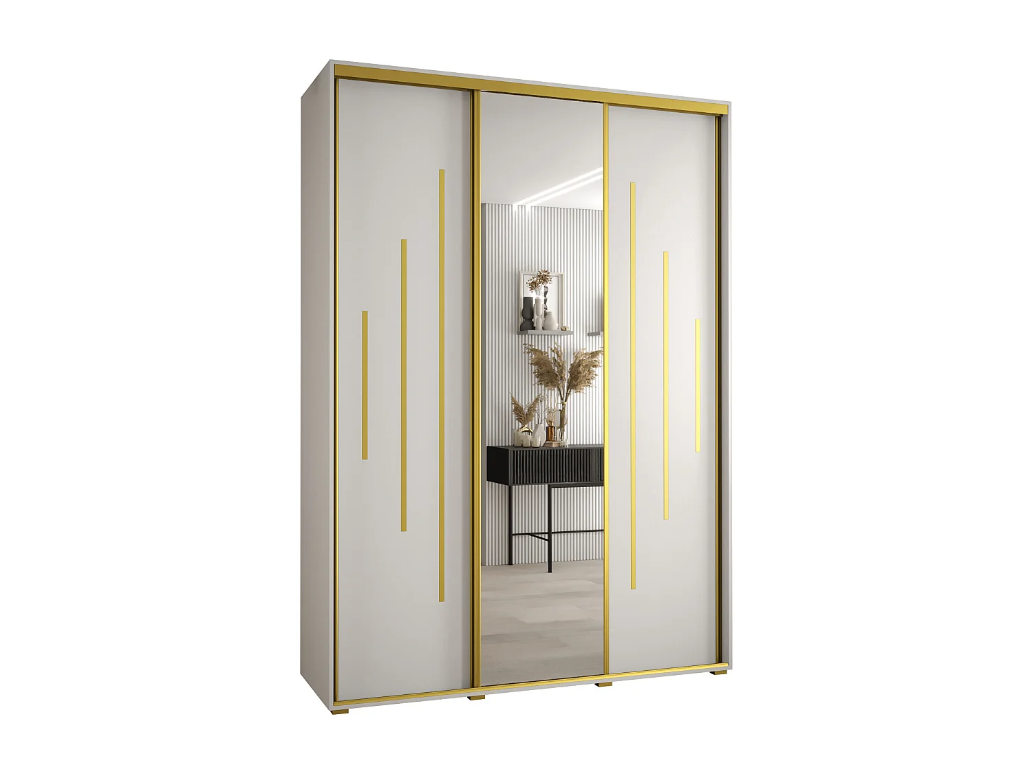 ARMOIRE DAVOS 13 À PORTES COULISSANTES 235,2/170/45 3 portes