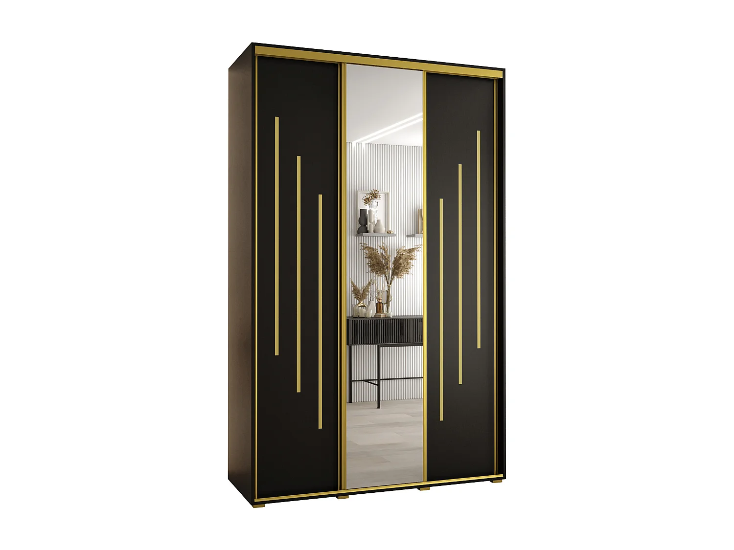 ARMOIRE DAVOS 9 À PORTES COULISSANTES 235,2/160/60 3 portes