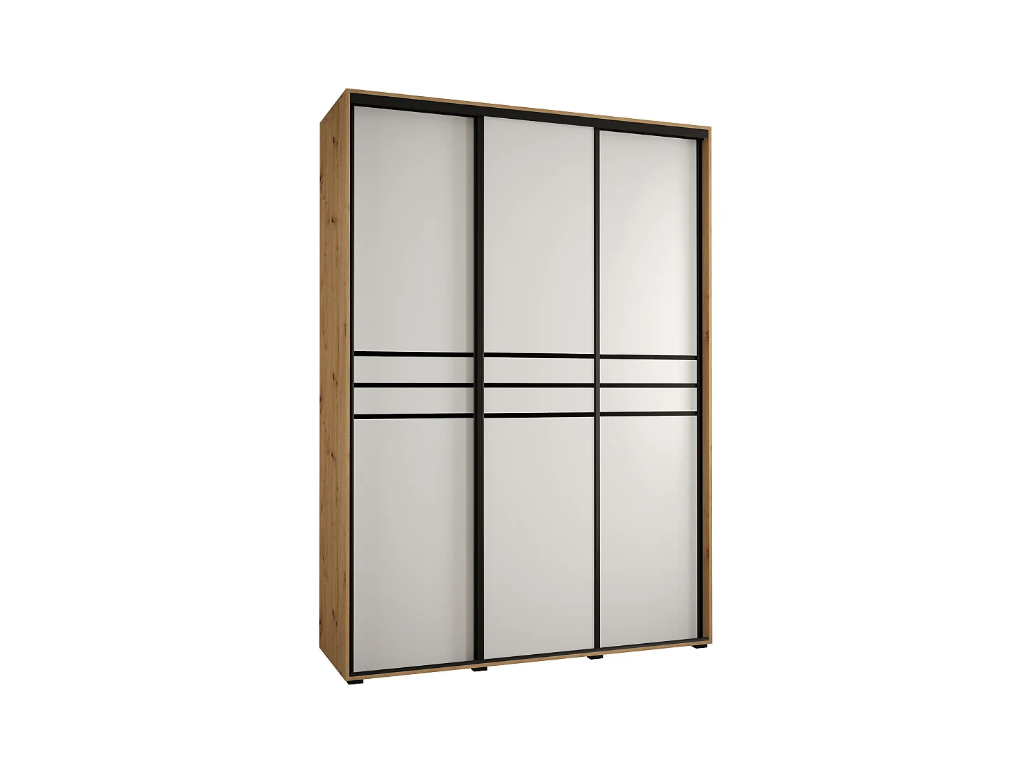 ARMOIRE DAVOS 10 À PORTES COULISSANTES 235,2/170/45 3 portes