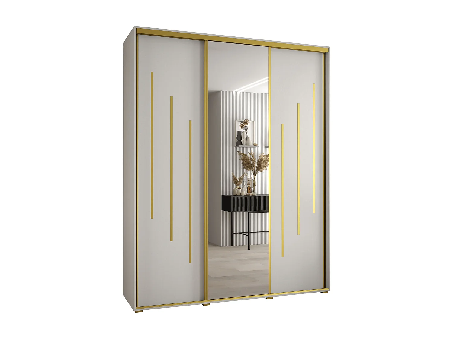 ARMOIRE DAVOS 9 À PORTES COULISSANTES 235,2/190/45 3 portes