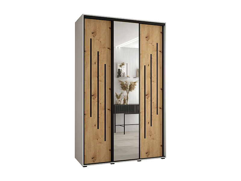 ARMOIRE DAVOS 9 À PORTES COULISSANTES 235,2/150/45 3 portes