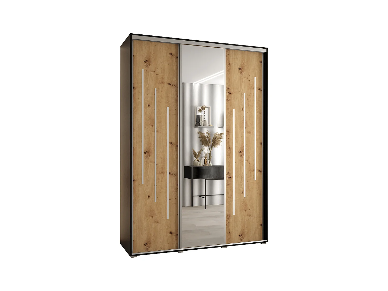 SCHWEBETÜRENSCHRANK 235,2/170/60 3-türig