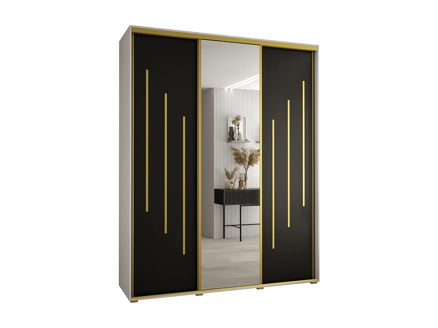 ARMOIRE DAVOS 9 À PORTES COULISSANTES 235,2/190/60 3 portes