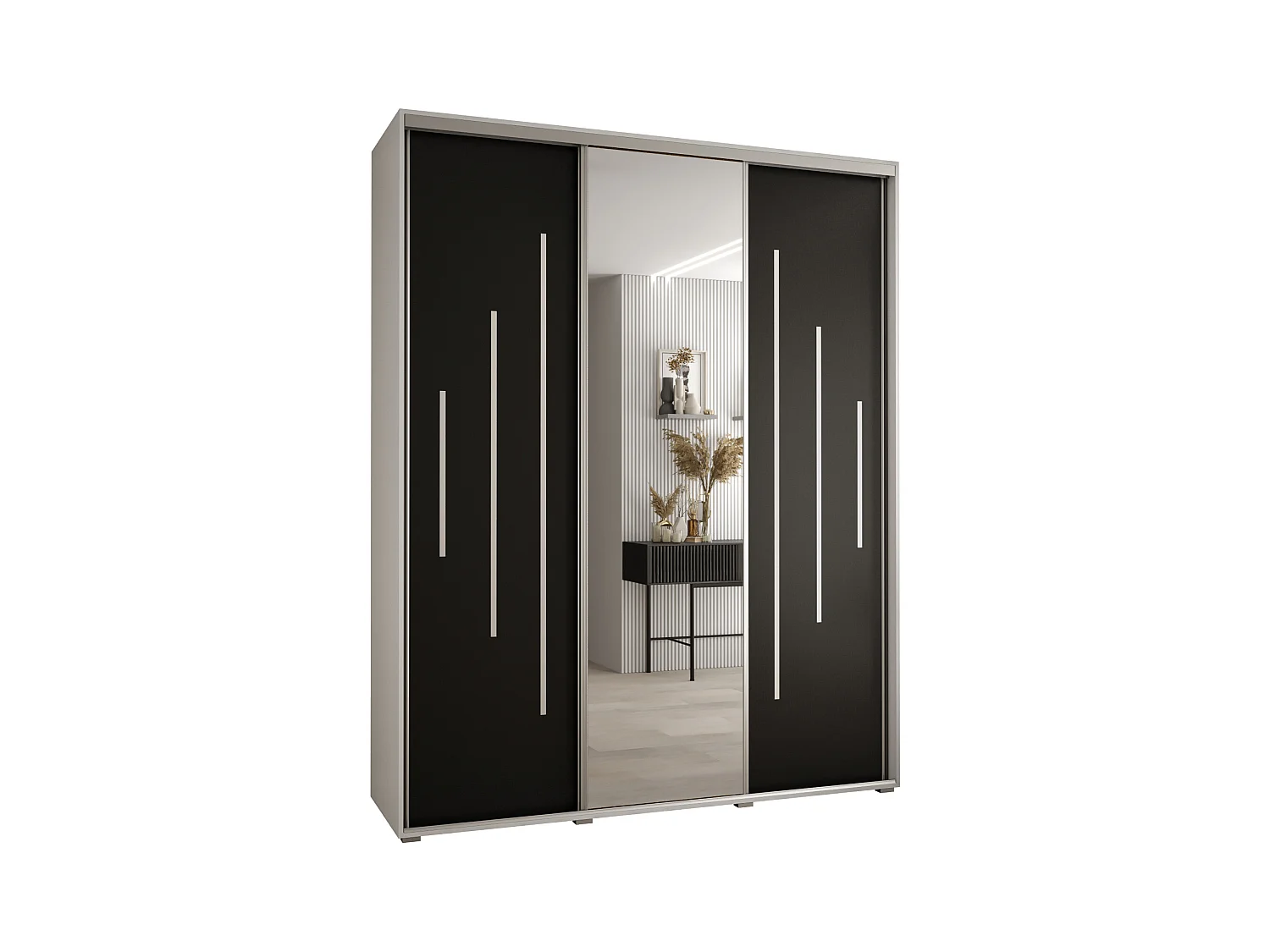 SCHWEBETÜRENSCHRANK 235,2/200/60 3-türig