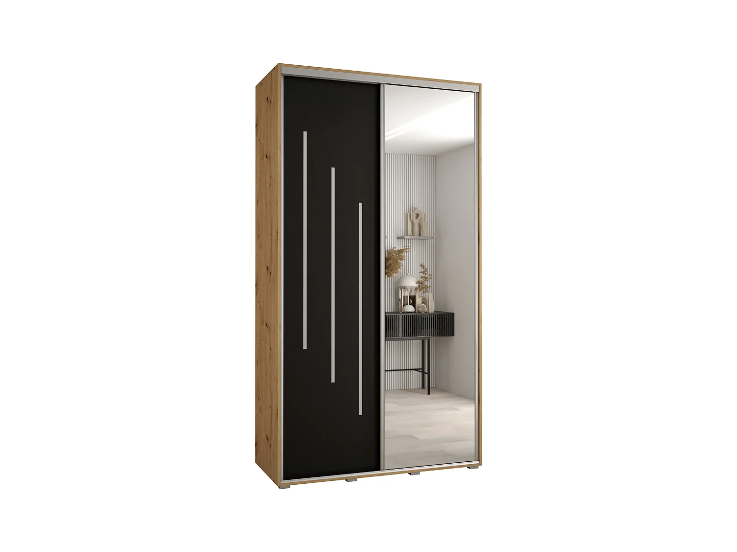 SCHWEBETÜRENSCHRANK 235,2/140/45 2-türig