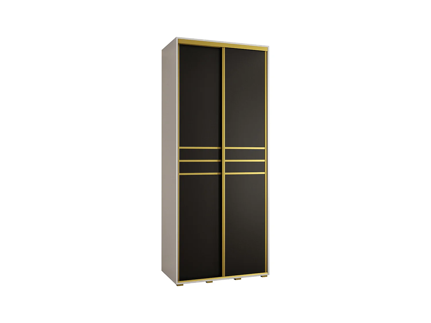 ARMOIRE DAVOS 10 À PORTES COULISSANTES 235,2/120/60 2 portes