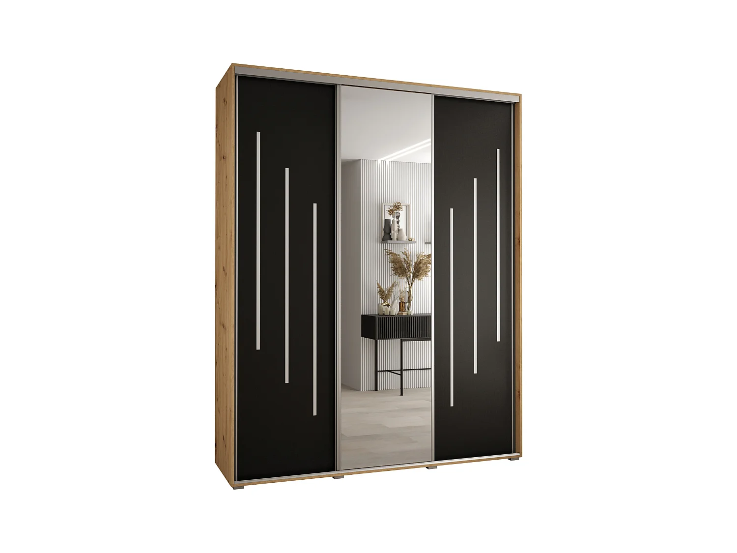 ARMOIRE DAVOS 9 À PORTES COULISSANTES 235,2/190/45 3 portes