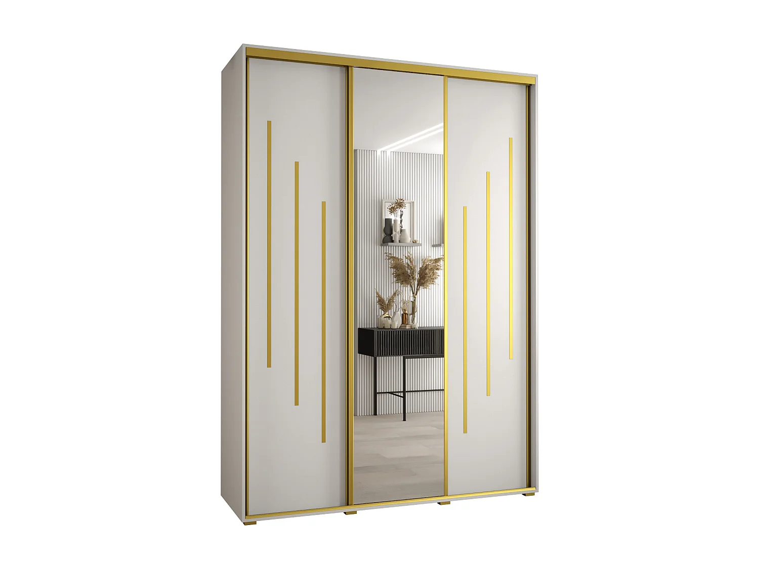 ARMOIRE DAVOS 9 À PORTES COULISSANTES 235,2/180/60 3 portes