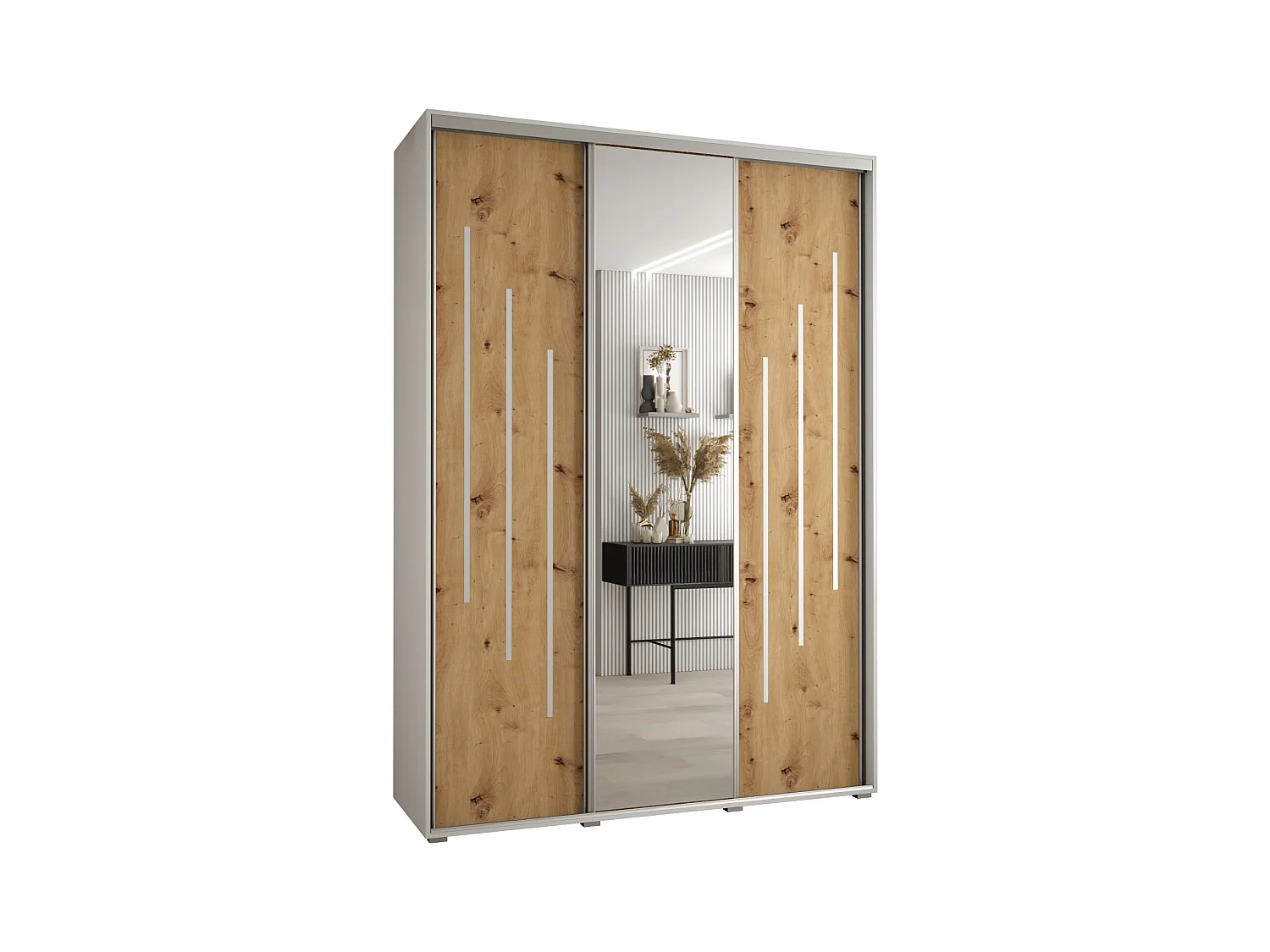 SCHWEBETÜRENSCHRANK 235,2/180/45 3-türig