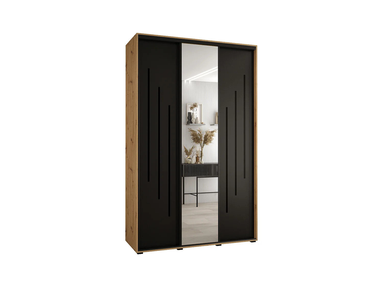 SCHWEBETÜRENSCHRANK 235,2/160/60 3-türig