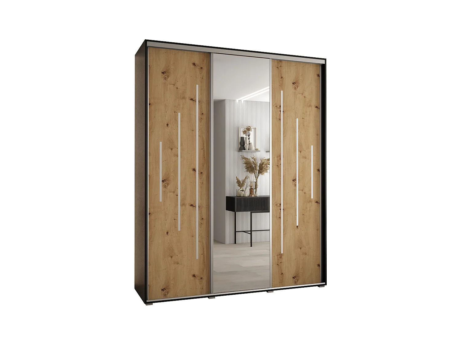 ARMOIRE DAVOS 13 À PORTES COULISSANTES 235,2/200/60 3 portes