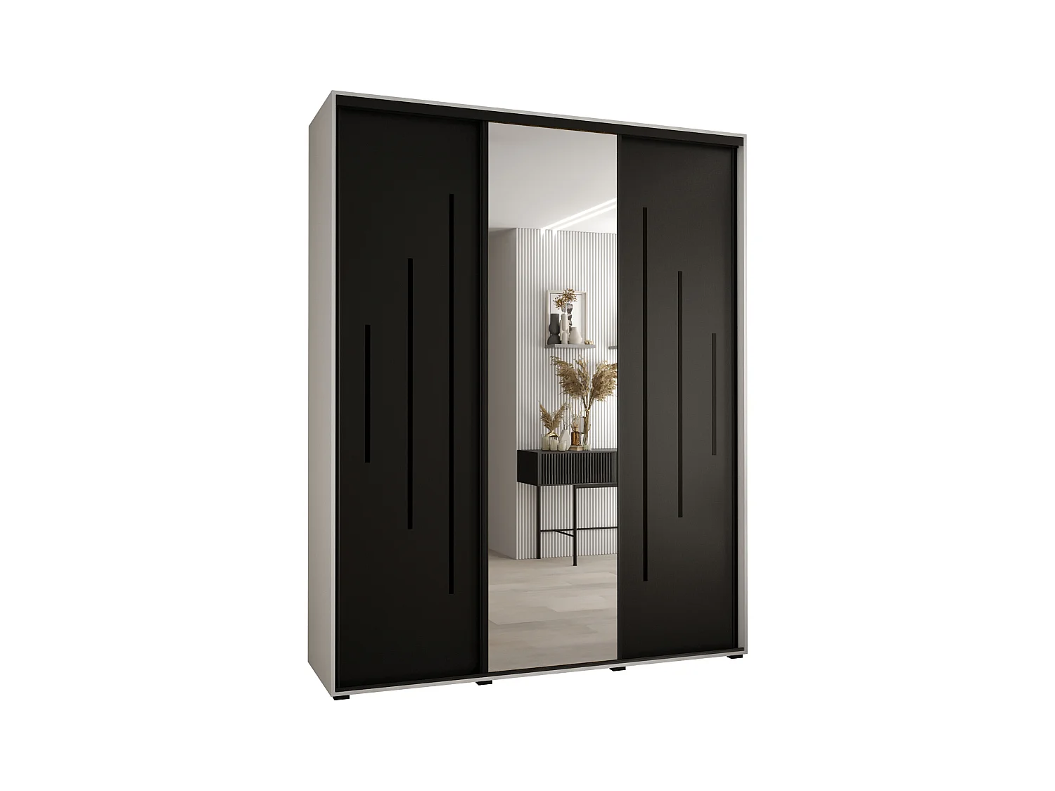 ARMOIRE DAVOS 13 À PORTES COULISSANTES 235,2/200/60 3 portes
