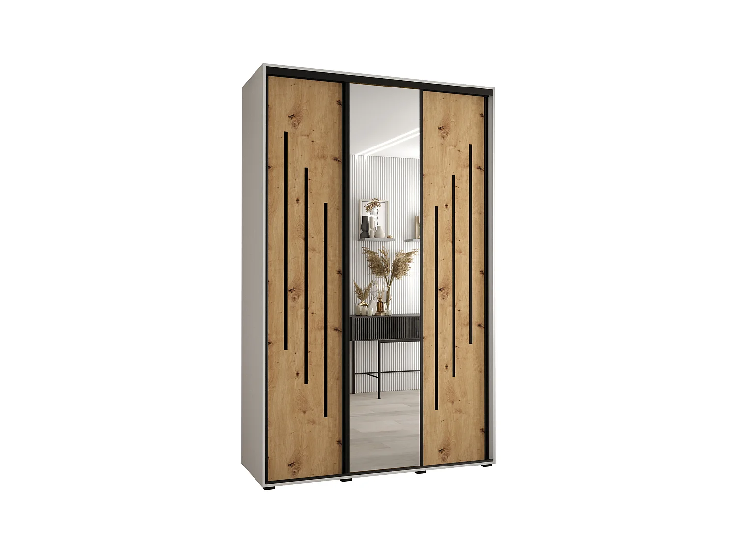 SCHWEBETÜRENSCHRANK 235,2/160/60 3-türig