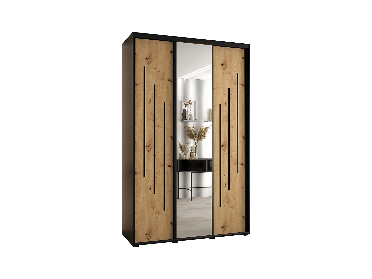 SCHWEBETÜRENSCHRANK 235,2/150/60 3-türig