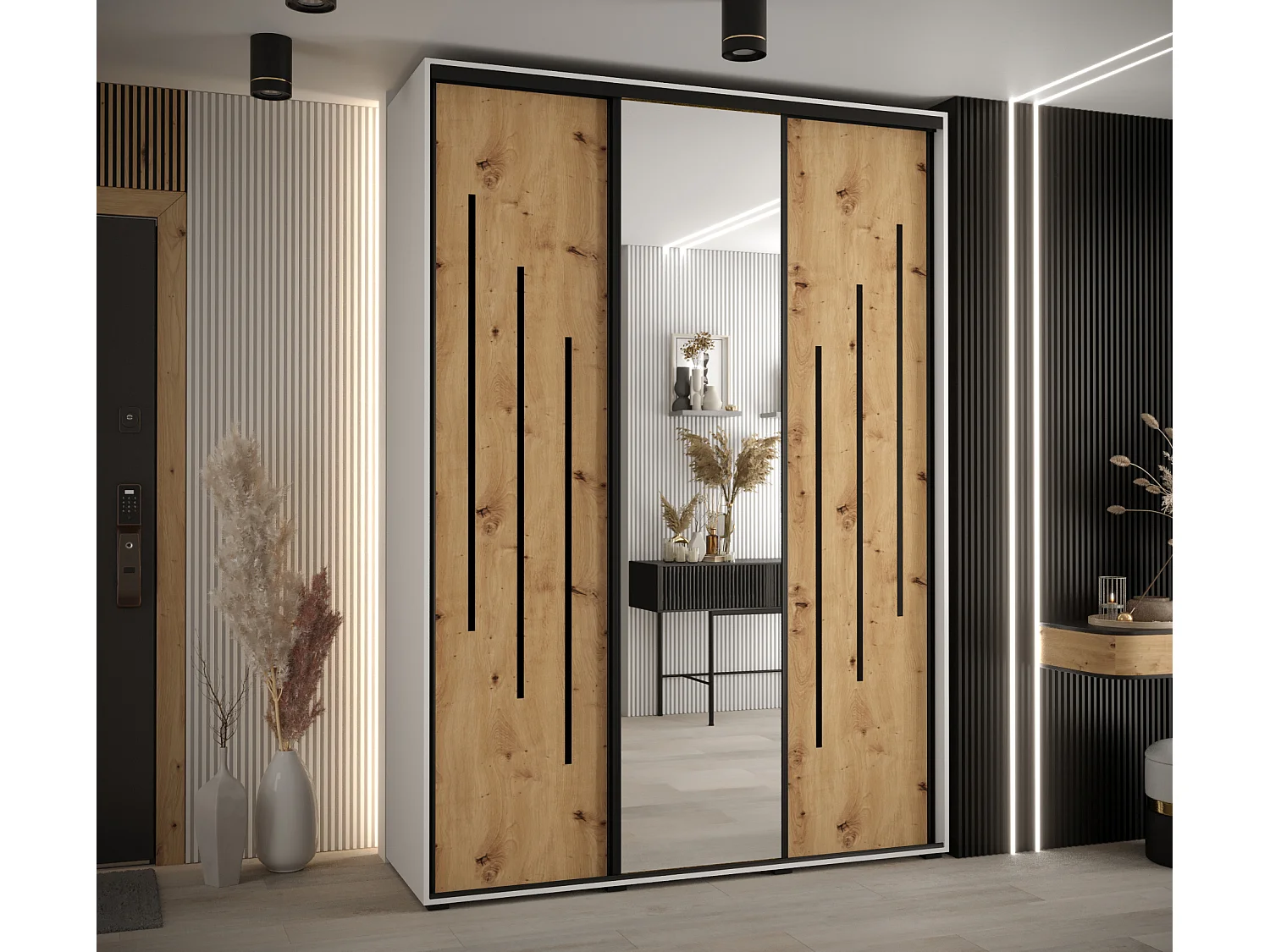 ARMARIO CON PUERTAS BATIENTES 235,2/180/45  3 puertas