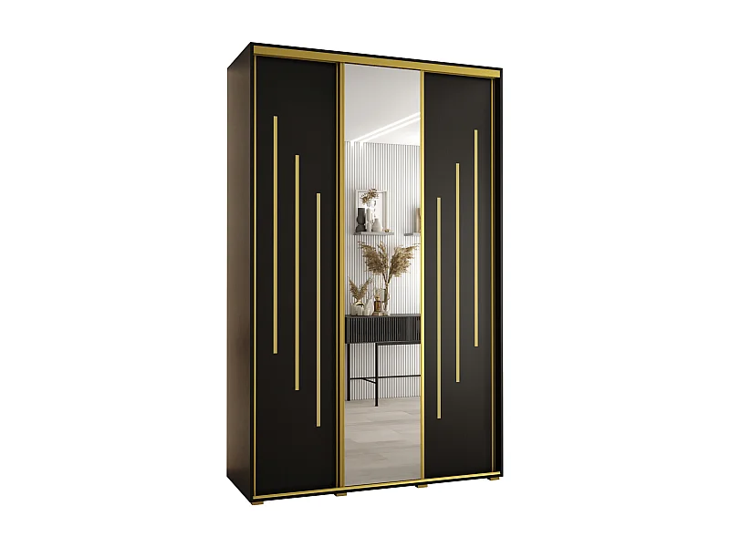 ARMOIRE DAVOS 9 À PORTES COULISSANTES 235,2/150/60 3 portes