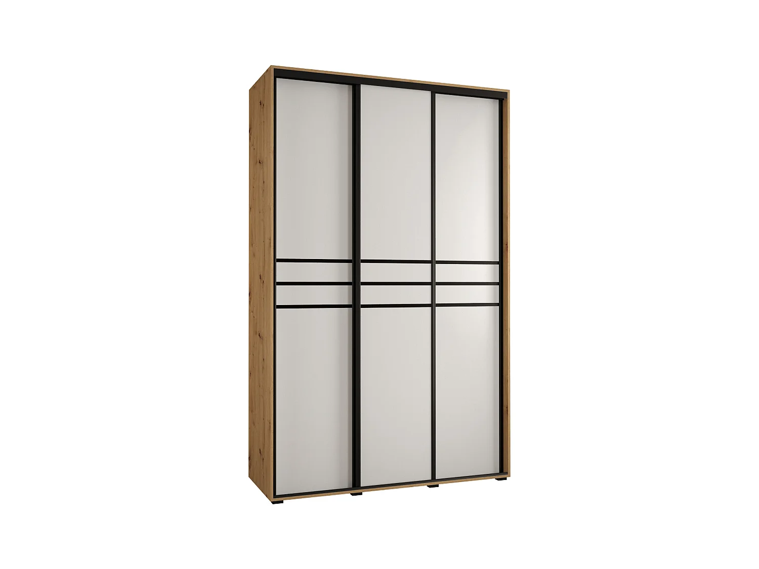 ARMOIRE DAVOS 10 À PORTES COULISSANTES 235,2/150/60 3 portes
