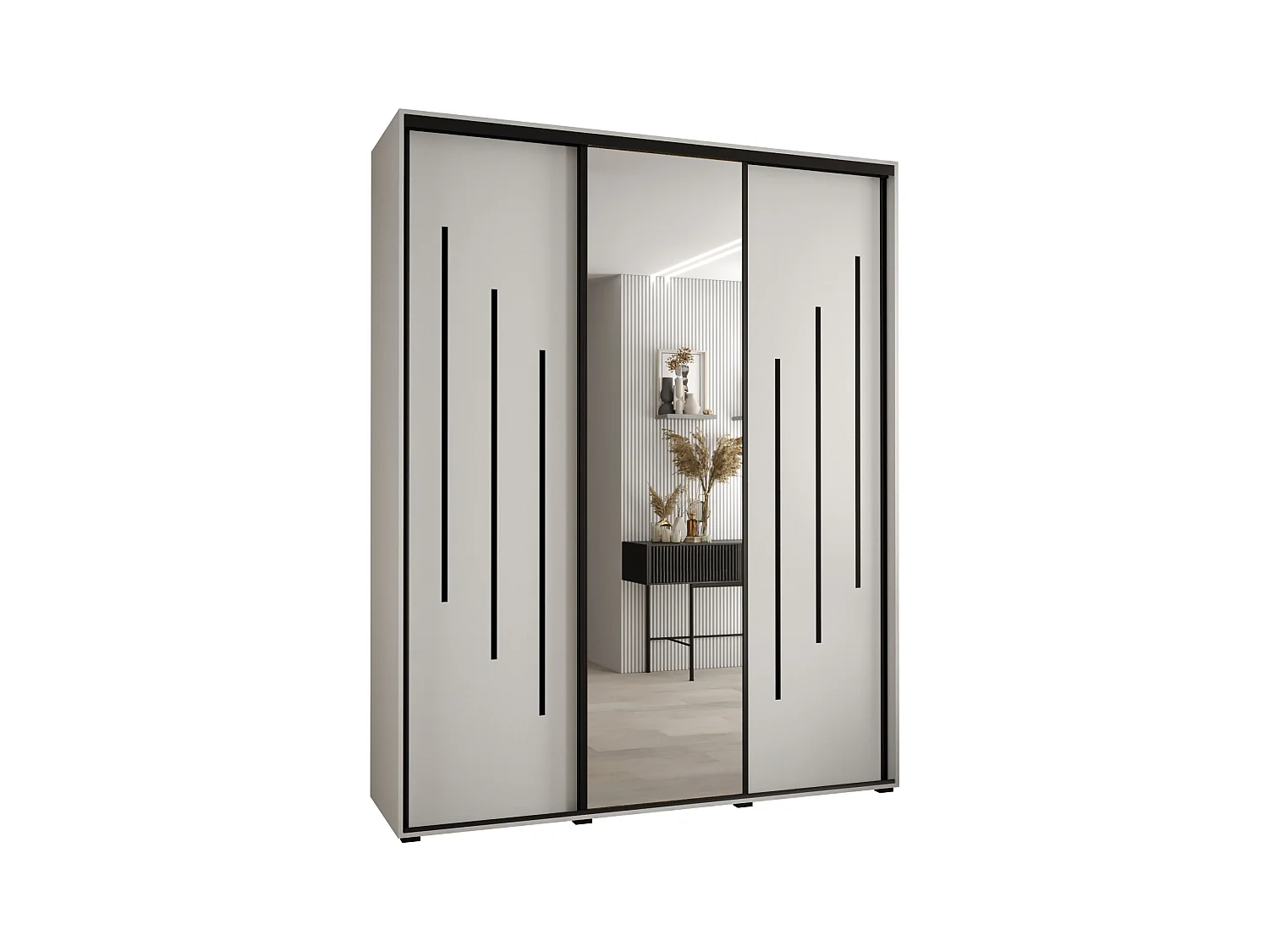 SCHWEBETÜRENSCHRANK 235,2/200/60 3-türig