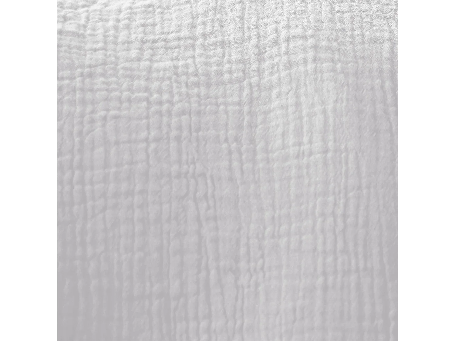 Cortinas de gasa de algodón, set de 2 gris claro