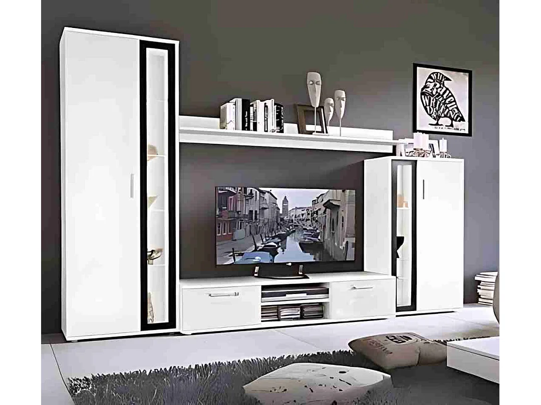 ARMOIRE DAVOS 9 À PORTES COULISSANTES 235,2/120/45 2 portes