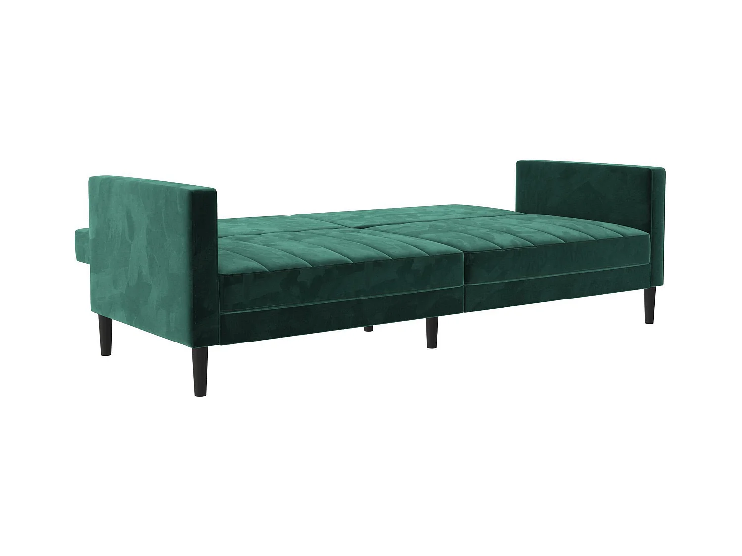 Liam | Divano letto 3 posti in velluto verde