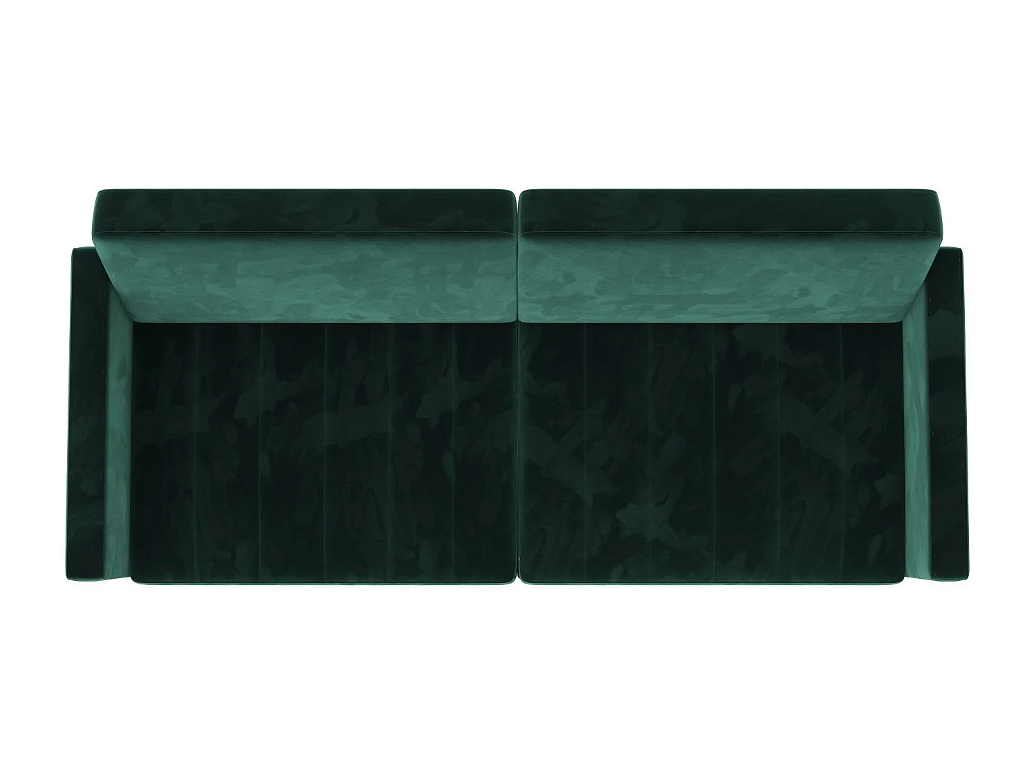 Liam | Divano letto 3 posti in velluto verde