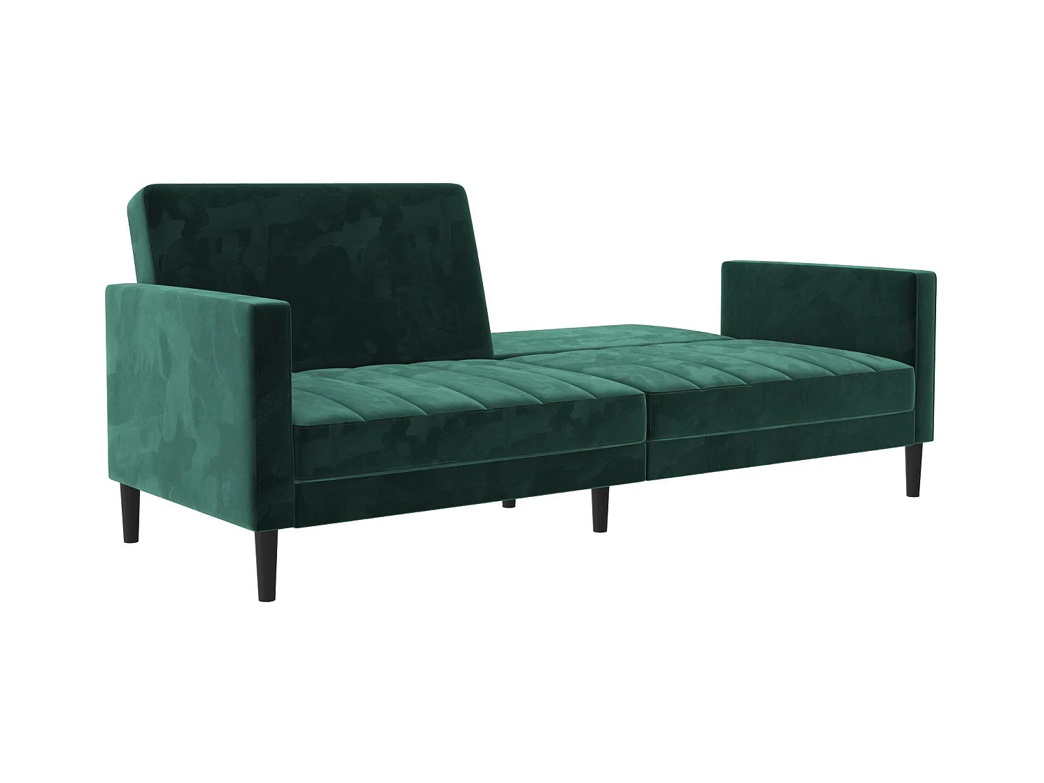 Liam | Divano letto 3 posti in velluto verde