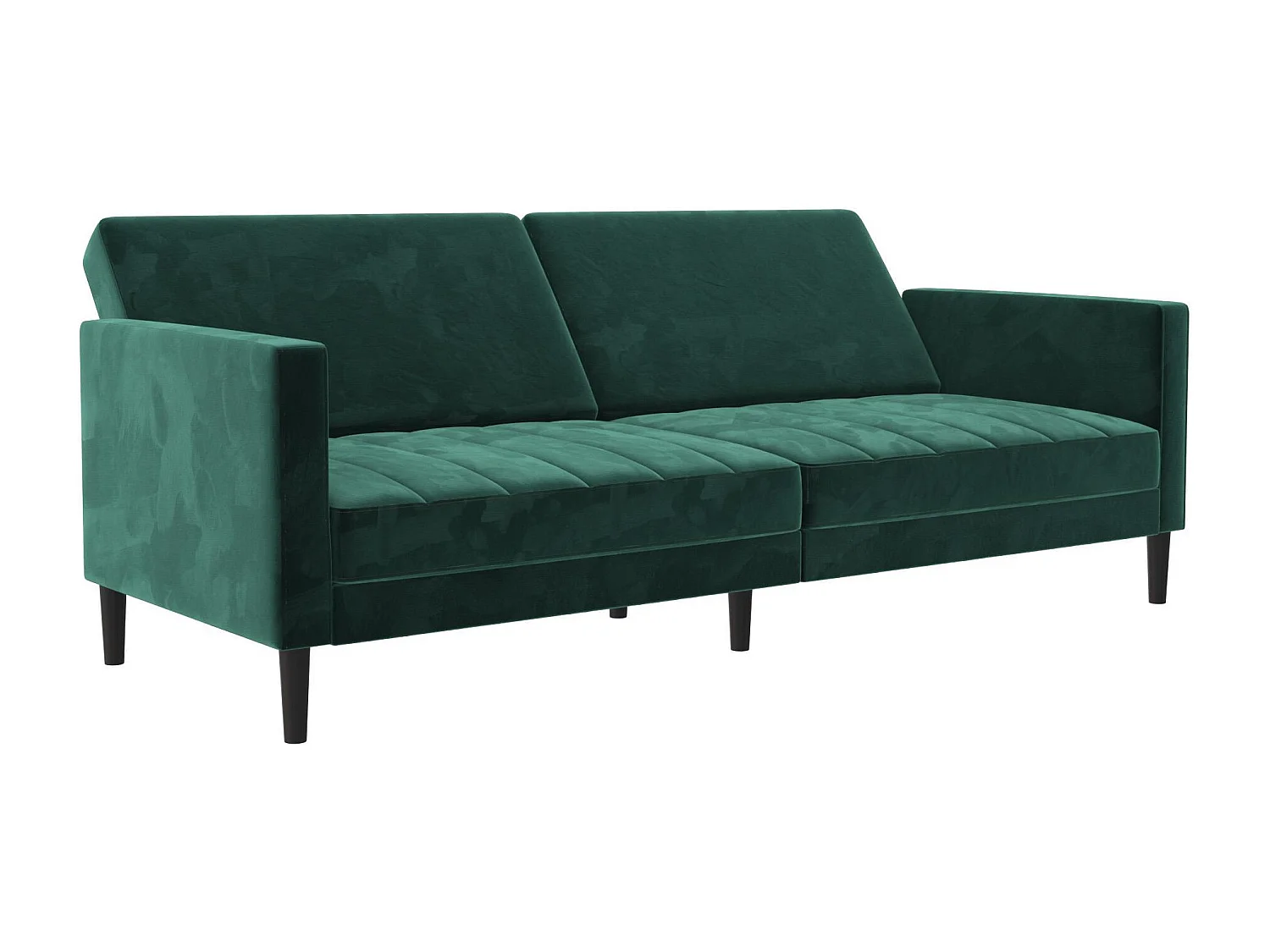 Liam | Schlafsofa 3-Sitzer aus Samt Grün