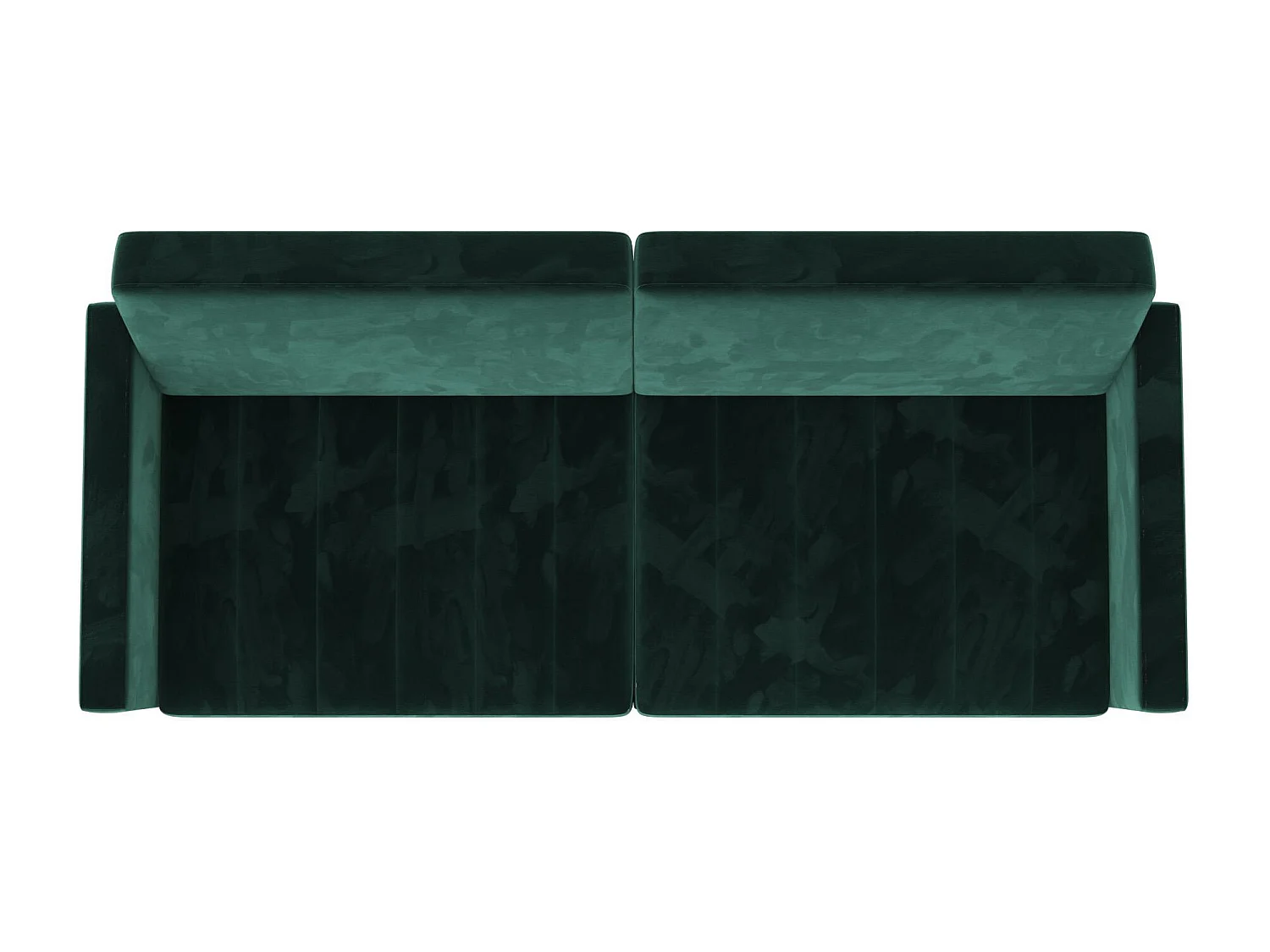 Liam | Schlafsofa 3-Sitzer aus Samt Grün