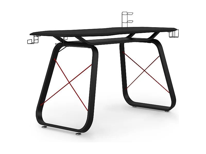 Oblivion | Scrivania da gioco con struttura in metallo nero