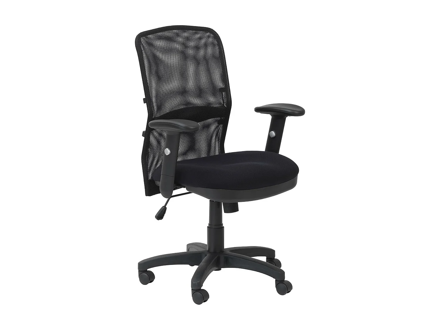 DAKOTA | Chaise de bureau avec dossier en maille en noir