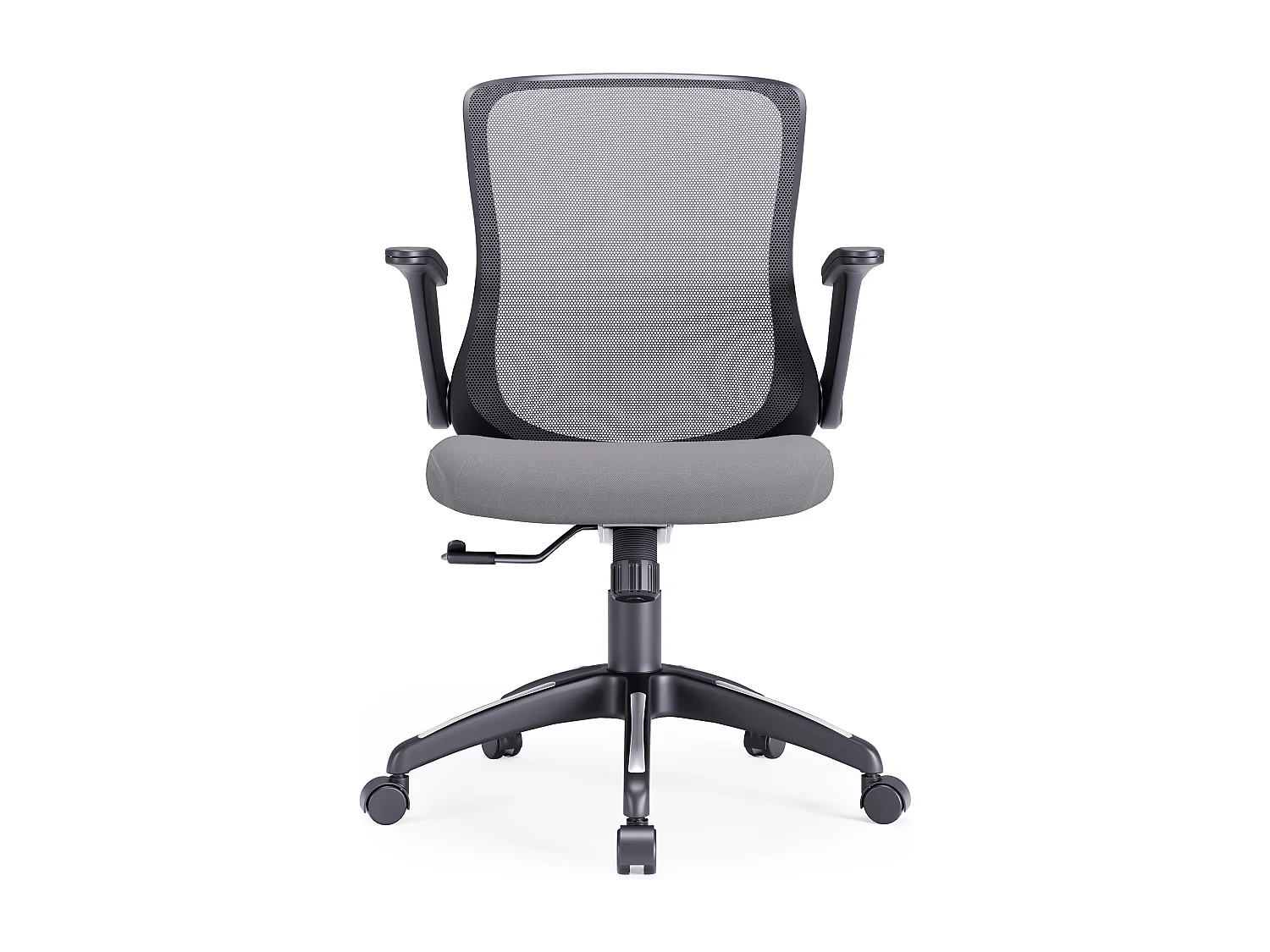 Toronto | Chaise de bureau en tissu gris