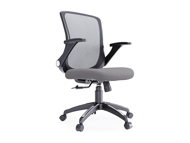 Toronto | Chaise de bureau en tissu gris